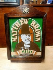 A rare Matthew Brown (Mild) Beer Bar Light. Good condition