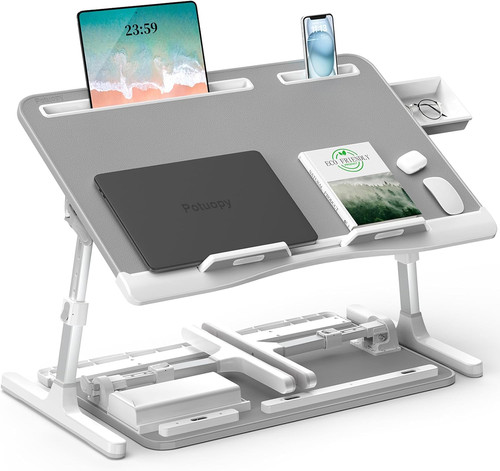 Laptop bed desk leather - laptop,