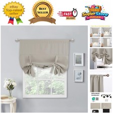 Elegant Blackout Tie-Up Shade