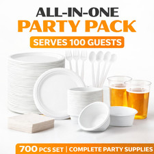 Disposable party pack 700pcs - disposable,