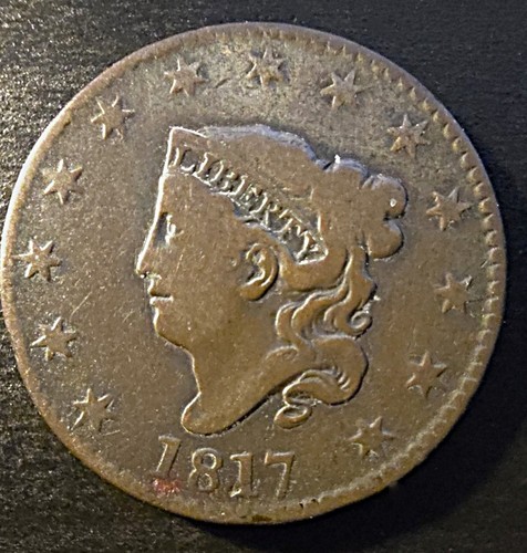 1817 usa large cent matron - •,