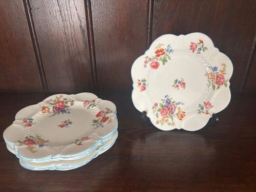 Aynsley vintage side plates - side,
