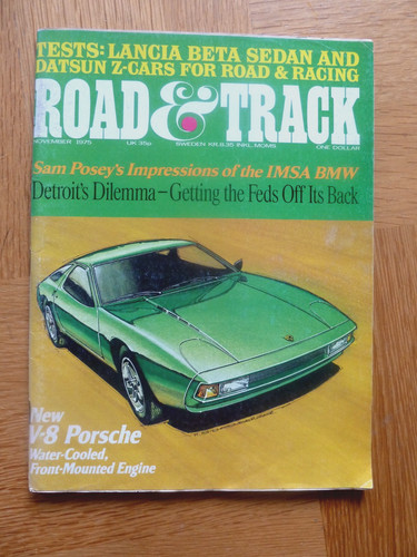 Road track magazine november - road,