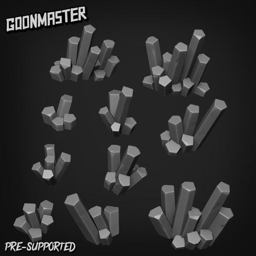 Crystal blocks basing - basing, kit/