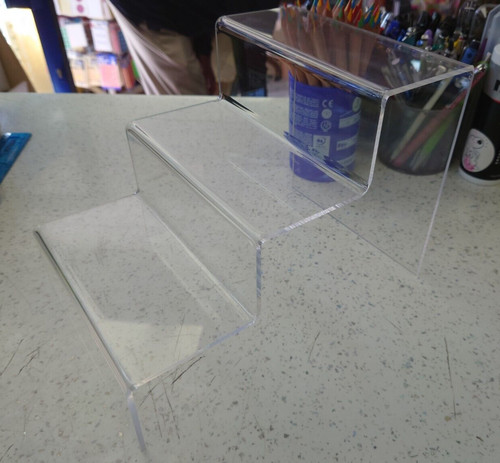 Step tier clear acrylic - 2,
