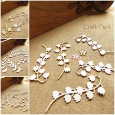 Embellishments cut outs, spring floral, card making, decoupage scrapbook