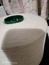 Natural Wool yarn on cone