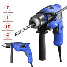 Dayplus 1500W Electric Impact Hammer Drill Power 240V Heavy Duty Corded Drill