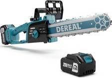 12" Electric Chainsaw Cordless, 20V Battery Power Chain Saw, Battery Chainsaw