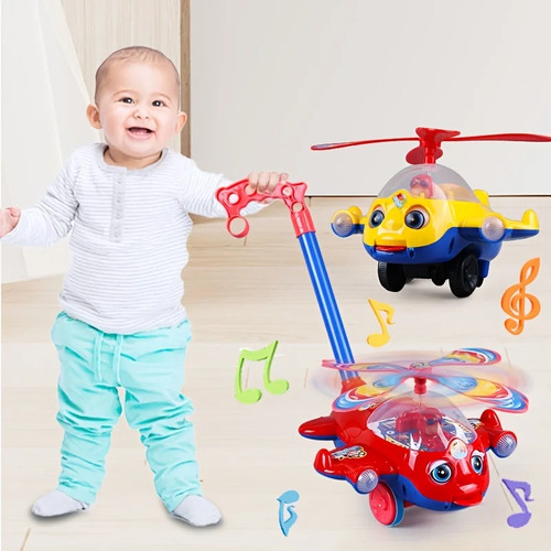 Baby walker push toy airplane - push,