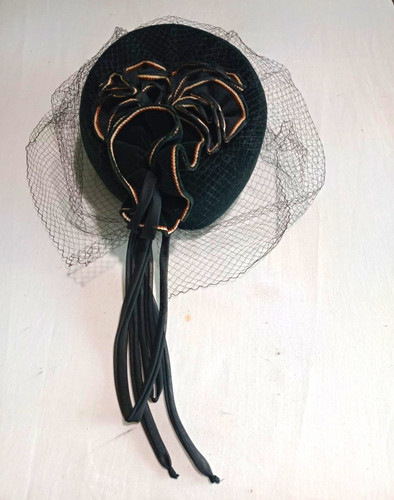 Connor black velvet - black,
