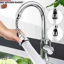 360° Faucet Extender Bendable Kitchen Sink Flexible Tap Spray Head Attachment