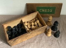 John Jaques & Sons boxed chess set early 20th century