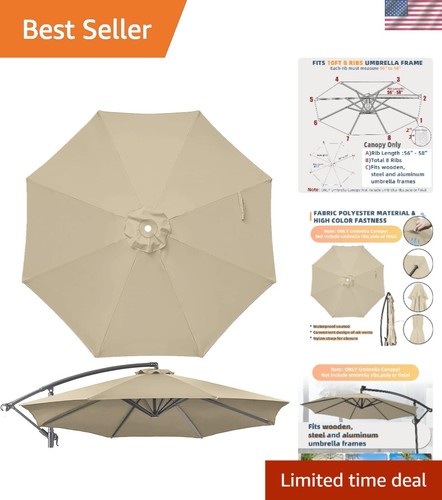Durable 10ft rib - 10ft, 8-rib