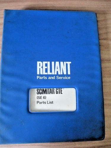 Reliant scimitar gte - (se, 6)