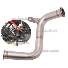 Modified Motorbike Mid Exhaust Connect Pipe For DUKE 390 RC390 125 250 2017-2020
