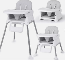 Bellababy High Chair, Adjustable Convertible 5 in 1 Baby Highchair