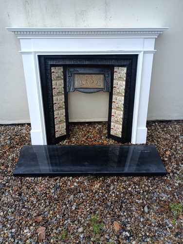 Cast fireplace and surround - cast,