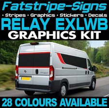 to fit CITROEN RELAY L4 EXLWB GRAPHICS STICKERS STRIPES DAY VAN CAMPER MOTORHOME
