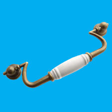 2x Florence Bronze Effect Drop Handle 160mm Cabinet Wardrobe Door Knobs Kitchen 