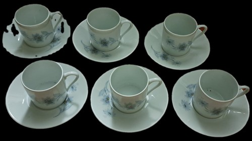 Limoges coffee cup saucer - 6,