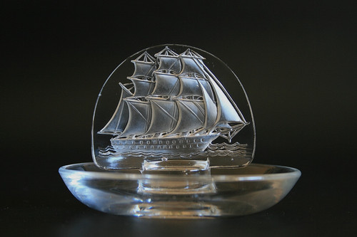 Rene lalique caravelle glass - ,