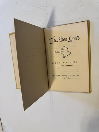 The snow goose hardcover book - goose,