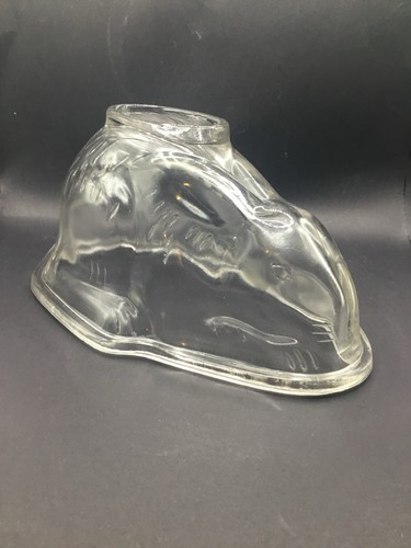 Vintage 1930 glass rabbit - glass,