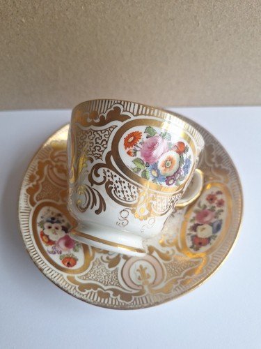 Antique bone china cup and - cup,