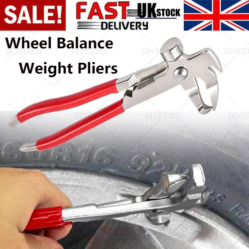 Wheel balance weight pliers - balance,