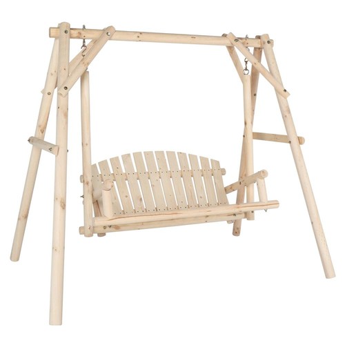 Wooden swing chair - wooden,