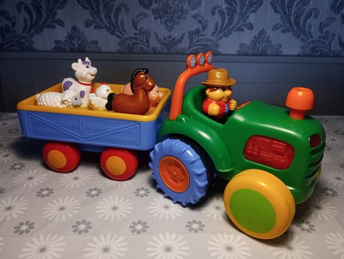 Kiddieland tractor with - with, farmer