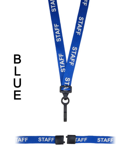 Blue staff lanyard neck - staff,