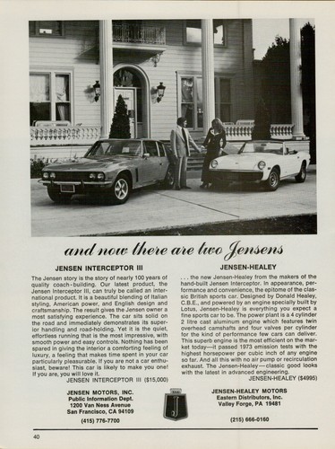 1973 jensen motors interceptor - 1973,