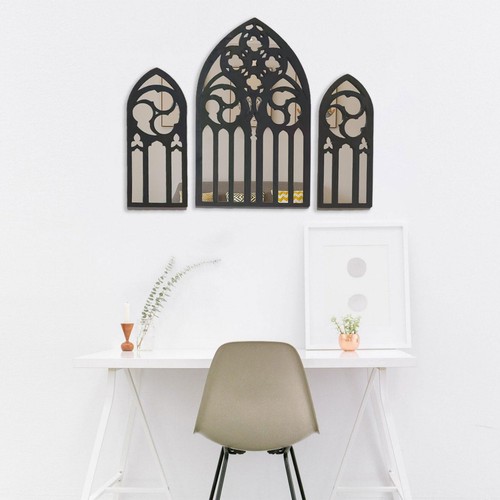 Pieces gothic mirrors wall - 3,