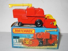 MATCHBOX SUPERFAST No.51 COMBINE HARVESTER MINT/BOXED MIB