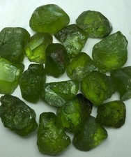 113 CT Peridot Rough Lot Facet