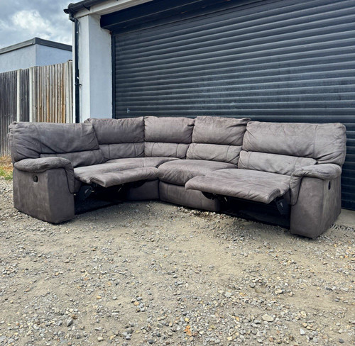 Large dfs ronan grey suede - grey,