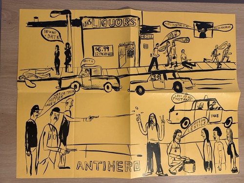 Anti hero skateboards poster - hero,