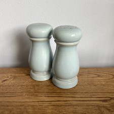 Denby Blue Linen Tall Salt and