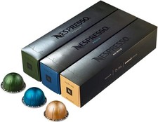Nespresso Vertuo Coffee Pods Pack of 30, 10 x Melozio, 10 x Stormio, 10 x Odacio