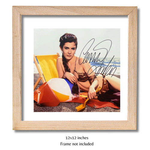 Carrie fisher hand signed star - hand,