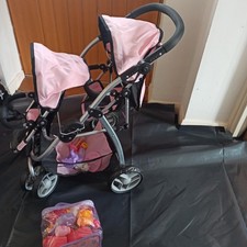 Doll double buggy and - doll's,