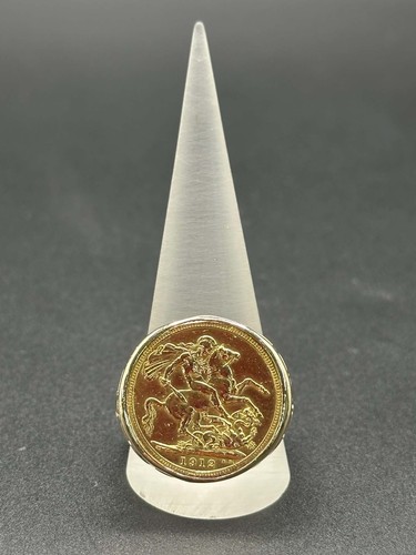 Mens 22ct yellow gold - gold, round