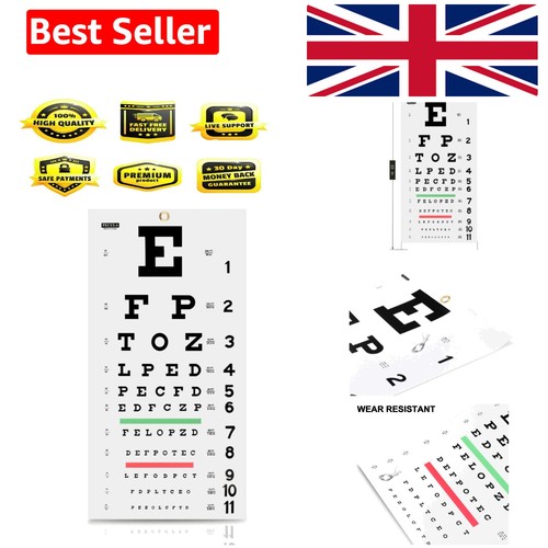 Snellen wall eye chart - wall,