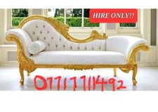 HIRE!!! Wedding Sofa Throne Chair Communion Birthday Party Chair HIRE Only!!!
