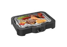 B-GRADE 2300W Electric BBQ Grill Smokeless, Non-Stick, Multi-Level Temp Control