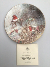 Coalport Frosty Mornings plates x 3