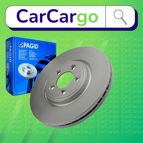 Pagid vented front brake discs - brake,