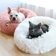 Round Donut Cat Dog Cushion